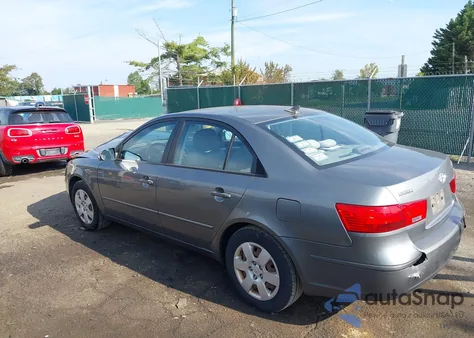2009 Hyundai Sonata Gls из США, поврежденный, VIN 5NPET46C89H561603